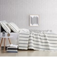 thumbnail image 5 of Truly Soft Millenial Stripe Ivory and Black Polyester 2-Piece Twin XL Quilt Set, stripe themed, for Men and Women, OEKO-TEX Certified Confidence, 5 of 9