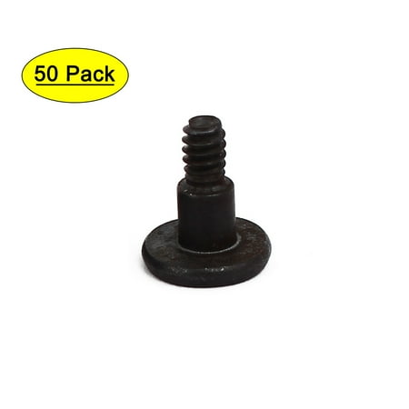 

Laptop Computer Shockproof Flat Head Bolt Hard Drive Screws Black 50pcs