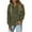 Army Green, variant on cocolona Womens Fuzzy Hoodies Fleece Warm Oversized Button Hooded Sweatshirts Fashion Casual Pullover Sweater Tops Fall Winter Outwear Coat
