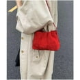 thumbnail image 2 of Women Vintage Suede Handbags Tote Handbag Drawstring Bucket Bag Slouchy Crossbody Shoulder Bag Satchel Everyday Purse, 2 of 7