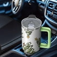 thumbnail image 4 of 40oz Winter Tumbler with Lid and Straw, Stainless Steel Cup with Handle Snowman Travel Coffee Mug, Christmas Gifts, 4 of 4