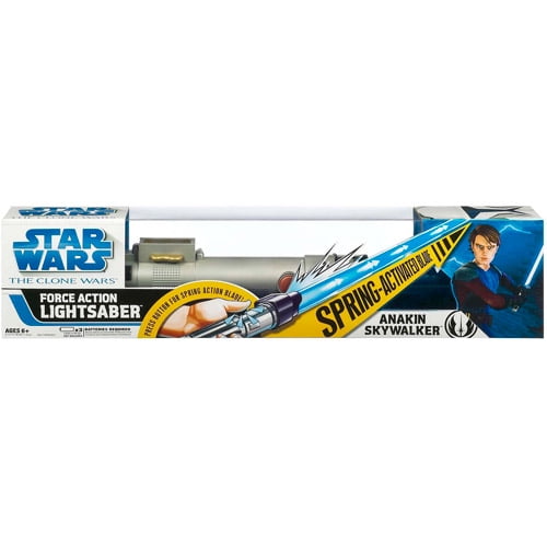 spring loaded lightsaber toy