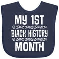thumbnail image 3 of Inktastic 1st Black History Month Boys or Girls Baby Bib, 3 of 4