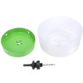 thumbnail image 2 of Sierra De Con Luz Empotrada, Cortador De Agujeros Bimetálico De 6 Pulgadas Con Recipiente Para El Polvo Para Madera Contrachapada, Tablero De Yeso De Plástico, 2 of 7