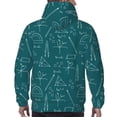 thumbnail image 5 of Hoodies for Men - Math Print green ruler Long Sleeve Comfrt Men'S Fashion Hoodies & Sweatshirts, Sweatshirts for Men Hoodies Pullover Clothing Clothes with Pouch, 5 of 7