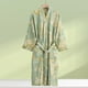 thumbnail image 1 of Batas de baño de gasa de doble capa, manga larga, absorbente, para parejas, Yukata, ropa de casa, camisón de señora, 1 of 3