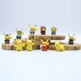 thumbnail image 2 of 10 unids/set Pokemon figura de acción conjunto de juguetes Mini juguetes de dibujos animados muñecas 4 CM Pikachu Anime modelo de juguete para niños regalos de cumpleaños, 2 of 5