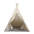 thumbnail image 4 of Tipi Teppe Casita Loneta Beige TIPIS PALMA 1.50 m de alto x 1.40 m de ancho y largo, 4 of 4