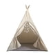 thumbnail image 4 of Tipi Teppe Casita Loneta Beige TIPIS PALMA 1.50 m de alto x 1.40 m de ancho y largo, 4 of 4