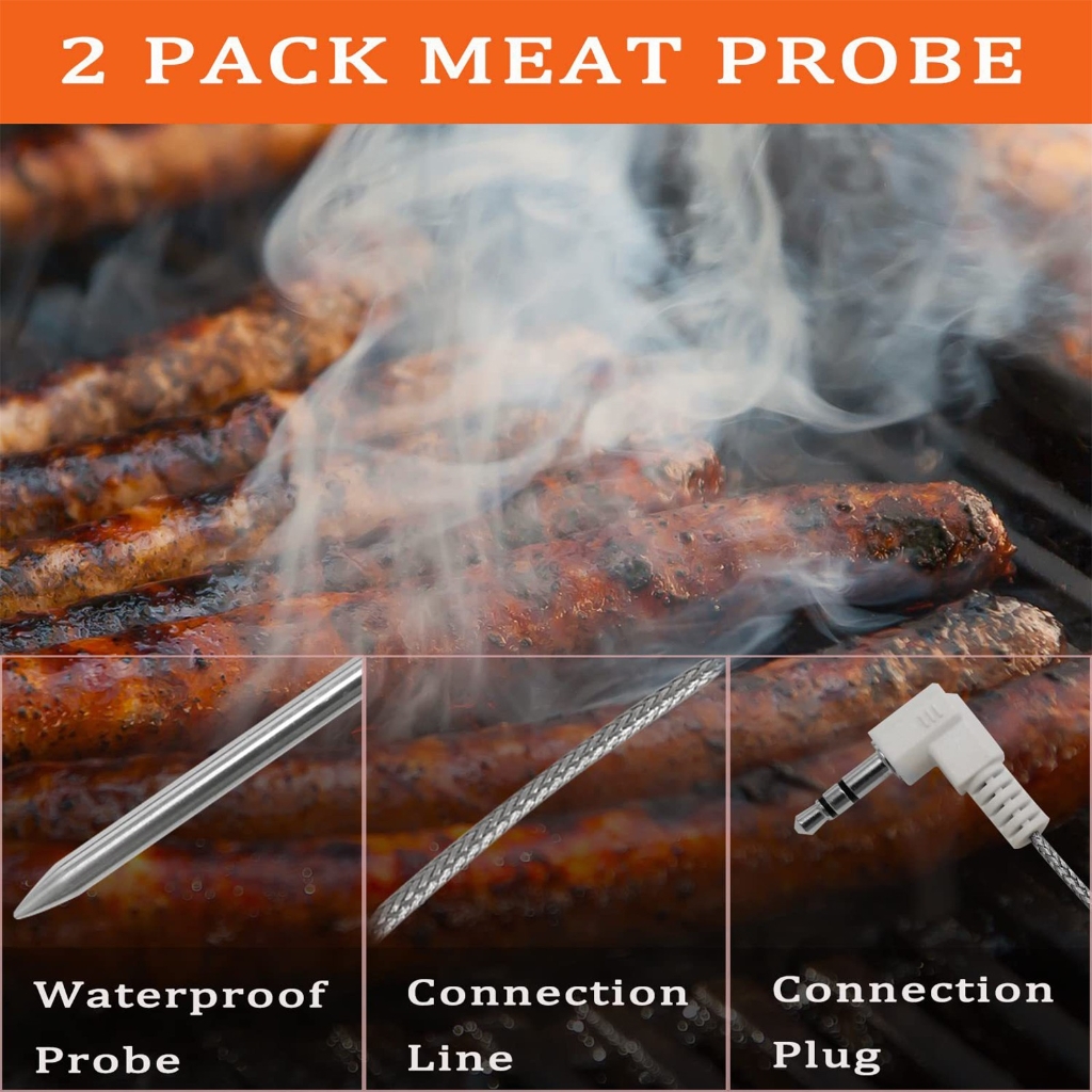 PatungKu Simple Oxidation Resistant Barbecue Oven Thermograph Transducer For Perfect Cooking