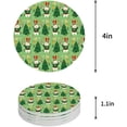 thumbnail image 1 of FMSHPON Merry Christmas Set of 6 Round Coaster for Drinks, Absorbent Ceramic Stone Coasters Cup Mat with Cork Base for Home Kitchen Room Coffee Table Bar Decor, 1 of 6