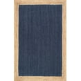 thumbnail image 2 of 5x7 Ft Navy Blue Jute Area Rug, Hand-Woven, Reversible, Farmhouse Boho Style, Durable & Pet-Friendly Rug for Living Room, Dining Room, and Bedroom, 2 of 5