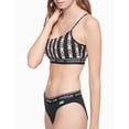 thumbnail image 2 of Calvin Klein Women's Cotton Unlined Bralette, Small, 2 of 4
