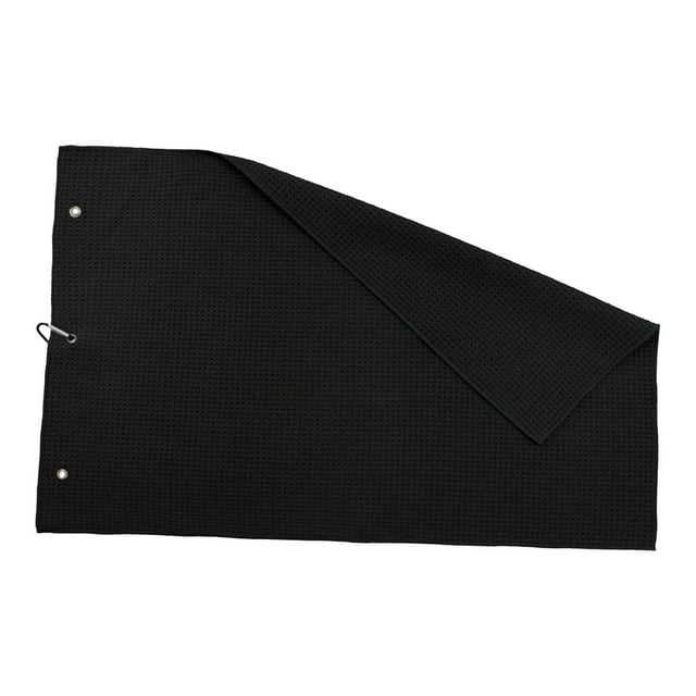Toalla de golf Strade Fareast Limited portátil 40x60 cm con clip negro