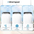 thumbnail image 3 of Portable Air Conditioner, 14,000 BTU Floor AC Cools Room Up to 750 Sq.Ft, 3 in 1 AC Unit with Dehumidifier & Fan, Energy Saving Intelligent Cooling System w/LED Display & Installation Kit, 3 of 7