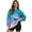 Sea Turtle Butterfly Hibiscus Water Print, variant on SCRAWLGOD Christmas Day Womens Casual Crew Neck Sweatshirt with Pockets Oversized Comfy Long Sleeve Lightweight Pullover Drop Shoulder Tops Fall Clothes, House Snow Christmas Tree Print, S