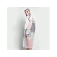 thumbnail image 1 of 1pc Fashion Thickened Raincoat Women Outdoor Portable Waterproof Rainware Women Rain Jacket Poncho For Travel Camping Hiking,Non Disposable Raincoat T, 1 of 5