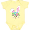 thumbnail image 3 of Inktastic Floral Easter Bunny Face Boys or Girls Baby Bodysuit, 3 of 5