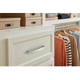 thumbnail image 3 of Amerock Rift 5-1/16 inch Center-to-Center Satin Nickel Cabinet or Furniture Pull, 25 Pack, 3 of 5