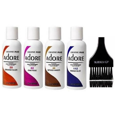 Adore Creative Image Shining Semi Permanent Hair Color W Brush