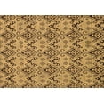 thumbnail image 1 of Ahgly Company Indoor Rectangle Abstract Brown Modern Area Rugs, 2' x 5', 1 of 4