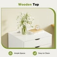thumbnail image 4 of Gianna 7 Drawer Storage Cabinet with Wheels for Bedroom, Home, Office Organization, White, 4 of 6
