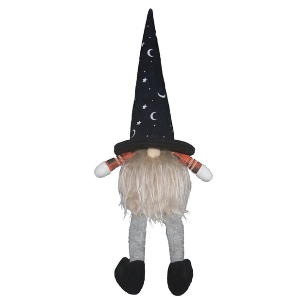 Gnomo De Halloween, Juguetes De Peluche Con Luz Led, Estrellas, Sombrero De Luna, Adornos De Elfo Con Piernas, Decoración Del Festival sonducket HA044808-02