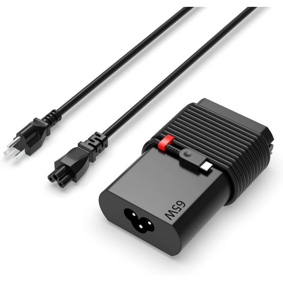 New Slim 65W USB C Charger Compatible with Lenovo Thinkpad X1 Carbon Gen 13 12 11 10 Yoga 9i 7i 7 Pro 9i 9 Pro 7 7i 2-in-1 Thinkpad T16 T14s T14 P16s P14s Ideapad Slim 5i Type C AC Adapter
