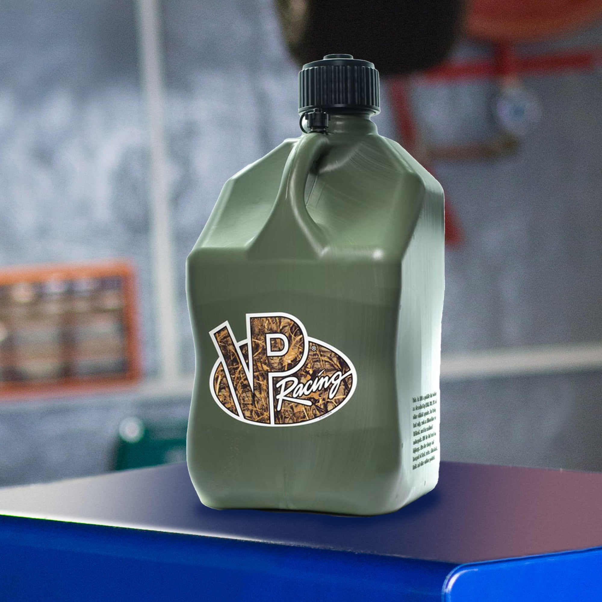 VP Racing 5.5 Gallon Motorsport Racing Liquid Container Utility Jug, Camo