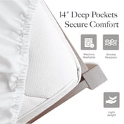 Modern Threads 3-Piece Solid White Microfiber Bed Sheet Set, Twin