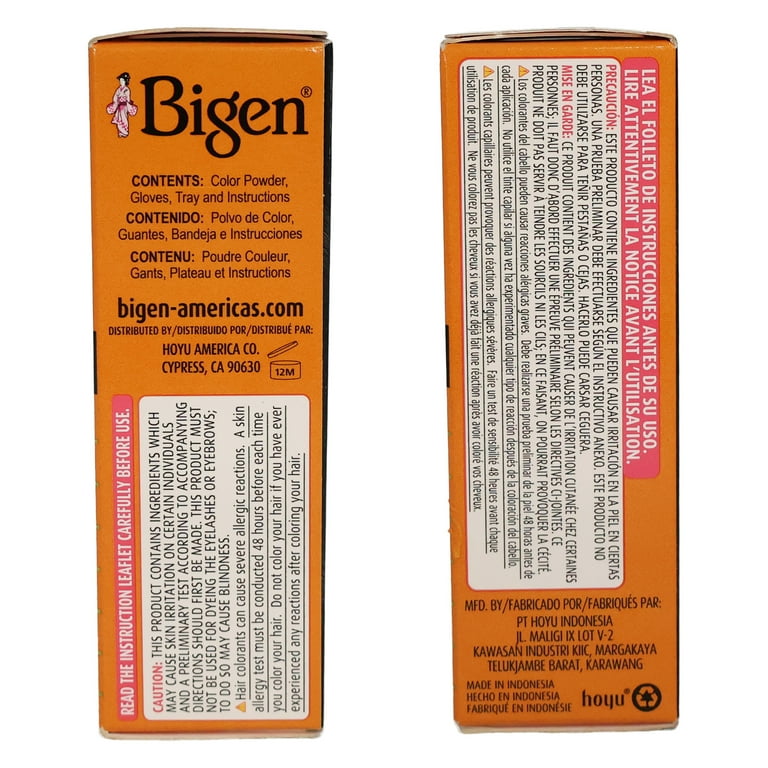 Bigen Permanent Powder Hair Color 48 Dark Chestnut, 0.21 Oz., Pack