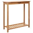 thumbnail image 4 of vidaXL 3 Piece Bar Set Solid Oak Wood, 4 of 7