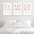 thumbnail image 3 of Home Family Wall Decor, Pink Love Home Family Framed Canvas Farmhouse Signs with Sayings Family A Whole Lot Of Love Inspirational Wall Sign for Living Room Bedroom Kitchen Dining Room 12"x16", 3 of 6