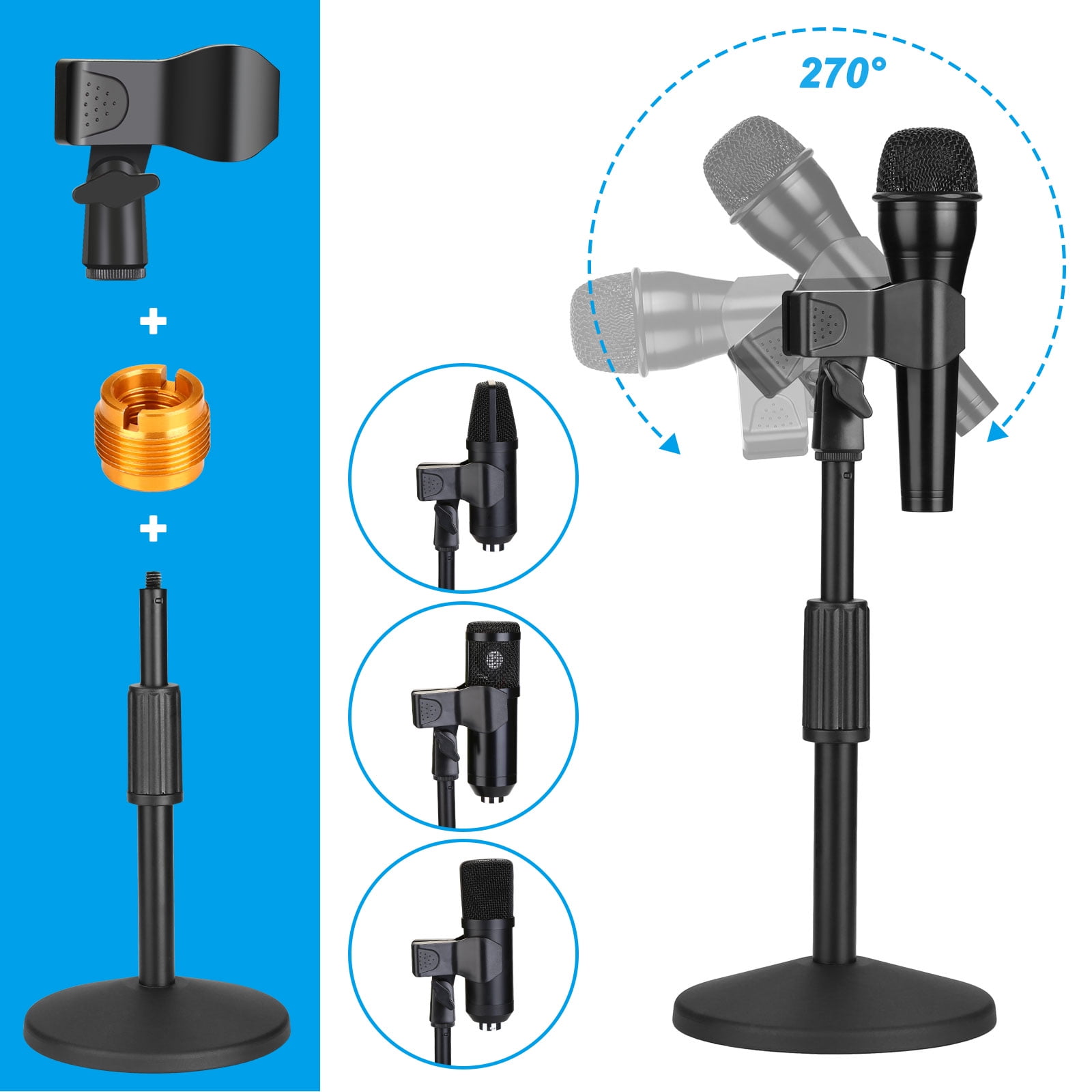 Generic Réglable NB-35 Microphone support de bureau support d'ordinateur  portable stand micro pour microfone condensador (pas de micro) à prix pas  cher