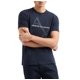 thumbnail image 2 of Camiseta A|X Armani Exchange con logo tonal y en contraste, azul marino, XXL, 2 of 7