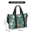 thumbnail image 5 of Sigee Flowe Rooster for Hand Travel Bag,Sports Tote Gym Bag for Men and Women, 5 of 7
