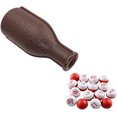 thumbnail image 3 of 1Set Plastic Kelly Pool Shaker Bottle with 16 Numbered Marbles Tally Peas/Balls, Brown Ball, 3 of 4