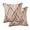 Camel, variant on PiccoCasa 2 Pack Polyester Cushion Covers Sofa Throw Pillowcases, 18"x18" Brown