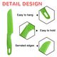 thumbnail image 3 of QttvbTna Juego de 5 cuchillos de cocina de plástico para niños, cuchillos de cocina reutilizables con cortador arrugado, cuchillos de cocina para niños, cuchillos para hornear para niños, cuchillos, 3 of 7