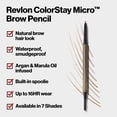 thumbnail image 3 of Lápiz de cejas Revlon ColorStay Micro w/ Spoolie 454 Med Brown, 3 of 9