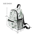 thumbnail image 3 of FORMRS School Backpack with Front Zippered Pocket 12" Student Travel Daypack, Green Dinosaur Pattern, 3 of 6