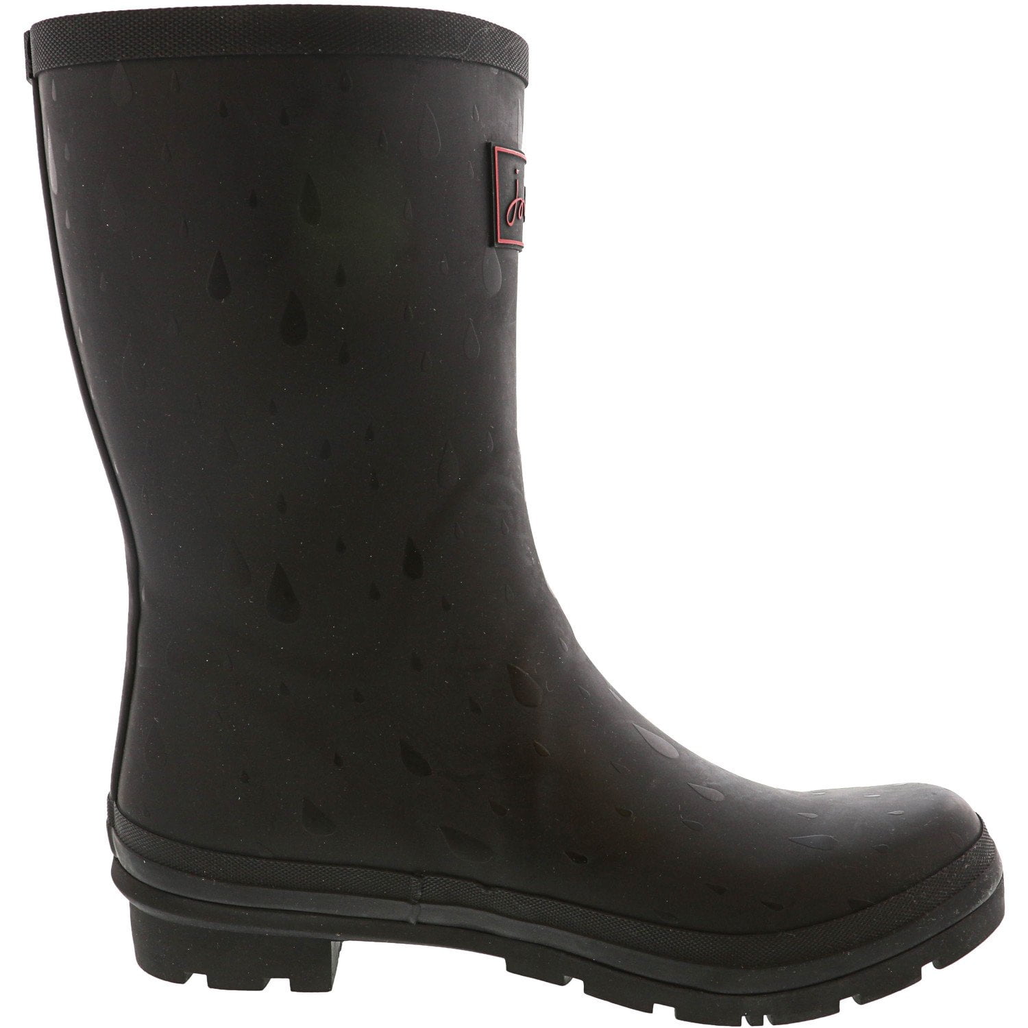 Joules Women's Molly Black Rain Drops MidCalf Boot 9M Walmart Canada