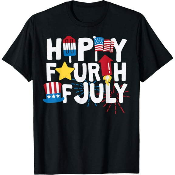 Happy Fourth of July , 4th Of July T-Shirt Tops Tee