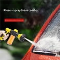 thumbnail image 3 of Pistola De Agua De Jardín Pistola De Espuma De Lavado De Autos Portátil Pistola 8 Modos Con Contenedor De Almacenamiento De Espuma Mango Ergonómico Para Riego De Flores De Jardín Lavado De Autos Noticed HA013785-00, 3 of 7