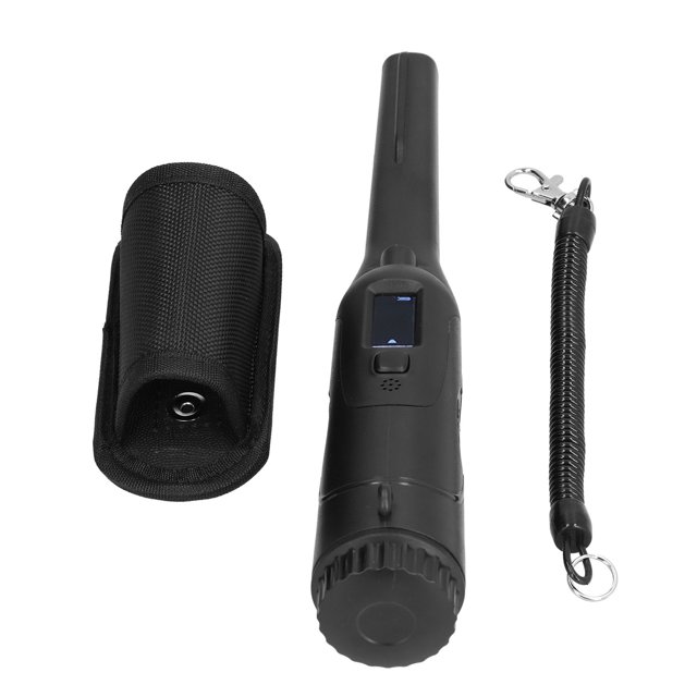 Detector de metales, HS‑09 Detector de metales negro Escáner de metales Buscador de metales Funcionalidad versátil