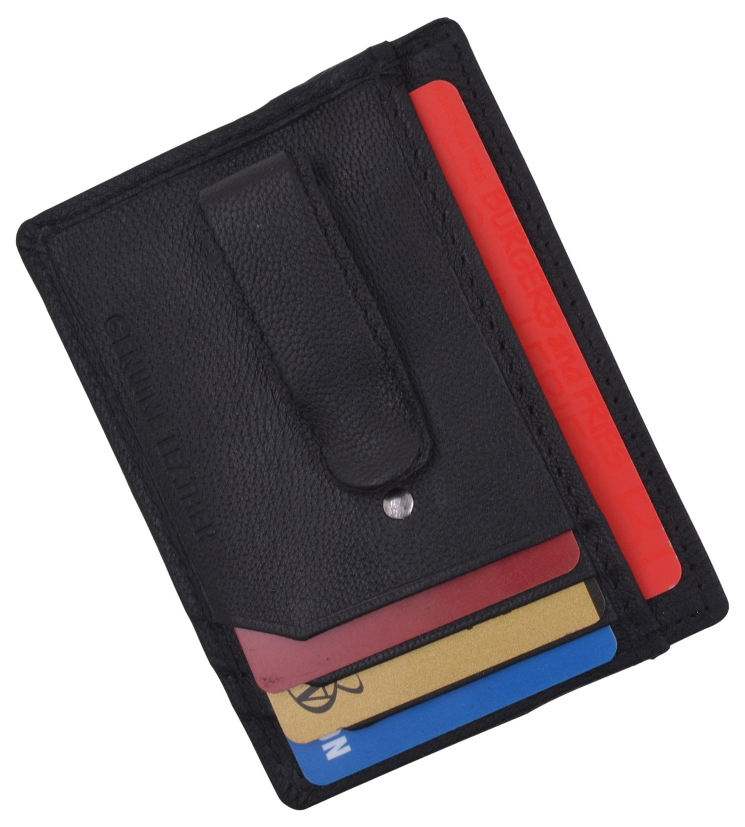 Marshal Wallet - Money Clip Front Pocket Wallet Slim Minimalist Leather Wallet Men's New ...