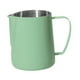 thumbnail image 1 of Jarra para espumar leche, taza de , jarra humeante, accesorios para café, taza espumadora de leche de acero inoxidable para barra de café Verde Claro 600ml, 1 of 8