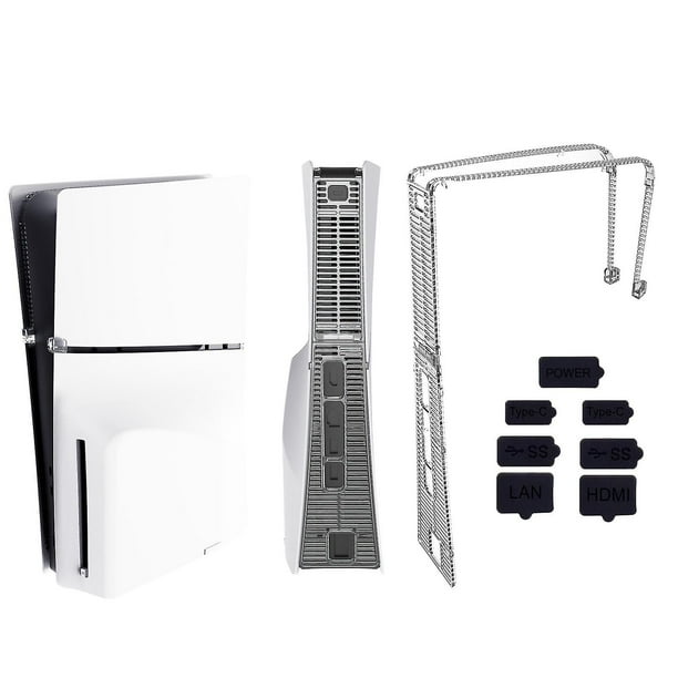 Funda de filtro de polvo para consola Ps5 Slim, rejilla de malla protectora para ventilación, antipelusas y suciedad para consola Ps5 Slim Disc y Digital Edition