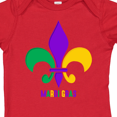 thumbnail image 4 of Inktastic Mardi Gras Fleur De Lis Girls Baby Bodysuit, 4 of 5