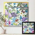 thumbnail image 4 of Wildflowers and Vibrant Wild Spring Leaves XII 16 in x 16 in Framed Painting Canvas Art Print, by Designart, 4 of 4